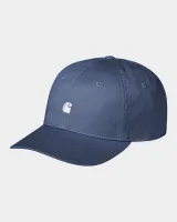 Madison Logo Cap | Blue Iris / White