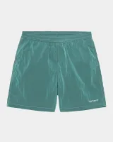 Canby Swim Trunks | Rainforest / White
