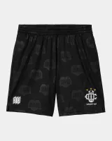 Hartt's Football Short | Black Heart Train Jacquard