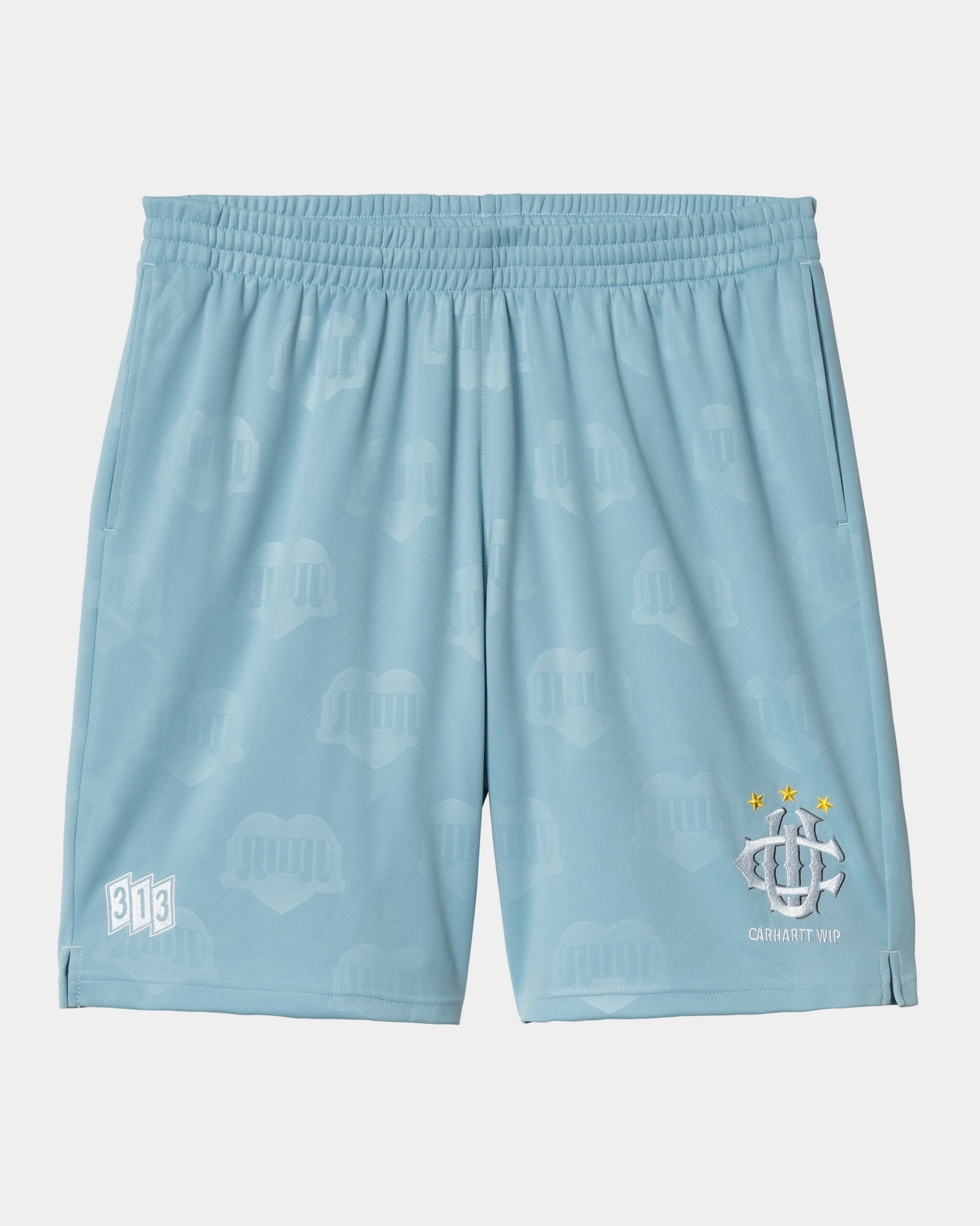 Hartt's Football Short | Bluebird Heart Train Jacquard