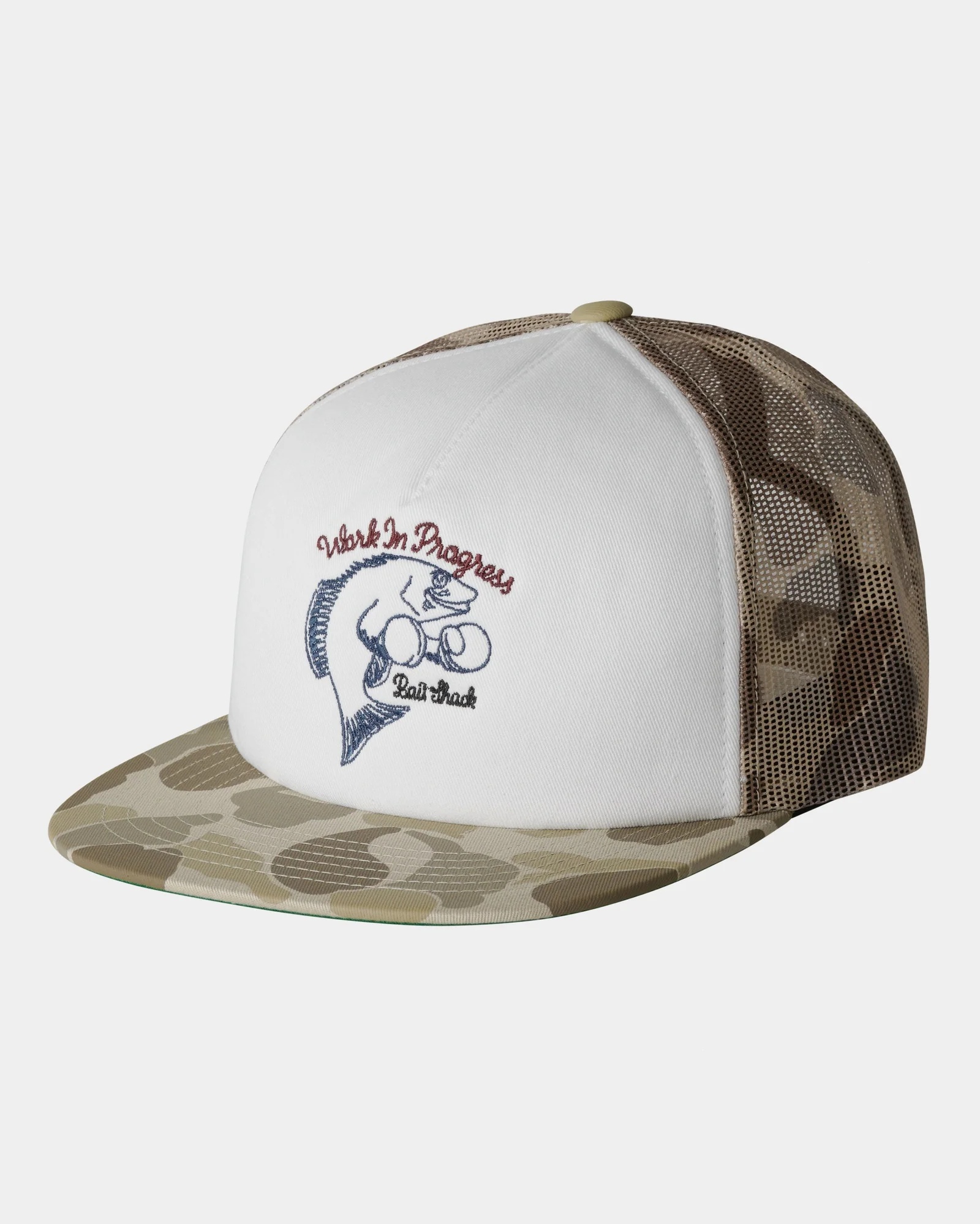 Graphic Trucker Cap | Desert / White Duck Camo