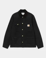 Michigan Coat (Spring) - Stone Canvas | Black / Black