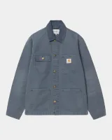 Michigan Coat (Spring) - Stone Canvas | Dusky Blue / Dusky Blue
