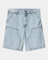 Double Knee Short | Blue (heavy stone bleached)