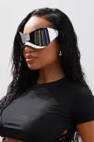 Not From This World Sunglasses(Silver,OS)