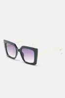 Looking Pretty In Pearls Sunglasses(Black,OS)