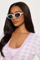 Move Aside Sunglasses(White,OS)