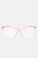 Never Too Smart Blue Light Glasses(Purple,OS)