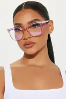 Never Too Smart Blue Light Glasses(Purple,OS)