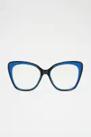 Mean Serious Business Blue Light Glasses(Black,OS)