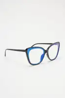 Mean Serious Business Blue Light Glasses(Black,OS)