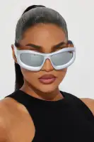 Silver Living Sunglasses(Silver,OS)