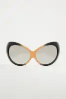 Serving Space Sunglasses(Black/Gold,OS)
