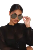 She's A Classic Aviator Sunglasses