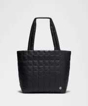 Quilted Grid Tote Bag 12L